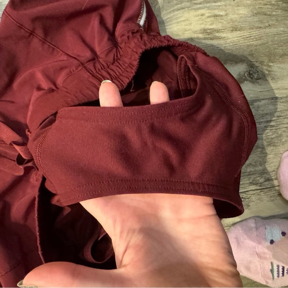 Maroon Red Lululemon Hotty Hot Shorts - Picture 5 of 9